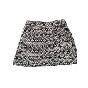 Vintage Express Tricot Belted Wrap Skirt Size 3/4 Preppy Academia School Girl